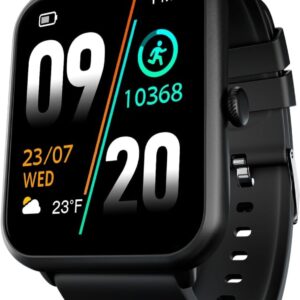 Fire-Boltt Ninja Call Pro Plus Smart Watch 1.83 inch with Bluetooth Calling, AI Voice Assistance, 100 Sports Modes IP67 Rating, 240 * 280 Pixel High Resolution (Black)