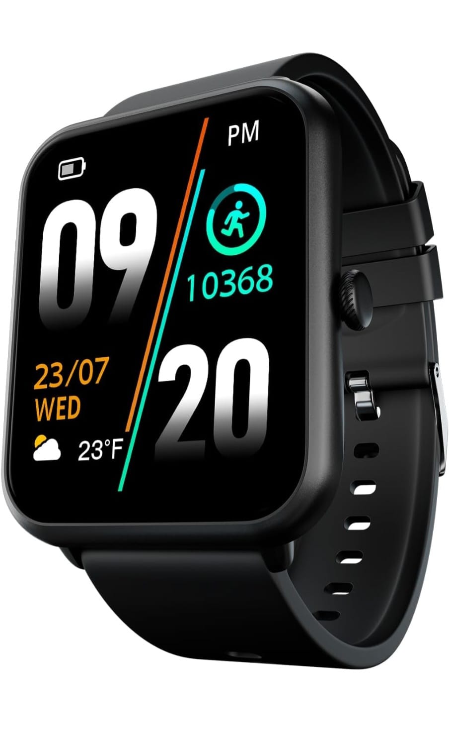 Fire-Boltt Ninja Call Pro Plus Smart Watch 1.83 inch with Bluetooth Calling, AI Voice Assistance, 100 Sports Modes IP67 Rating, 240 * 280 Pixel High Resolution (Black)